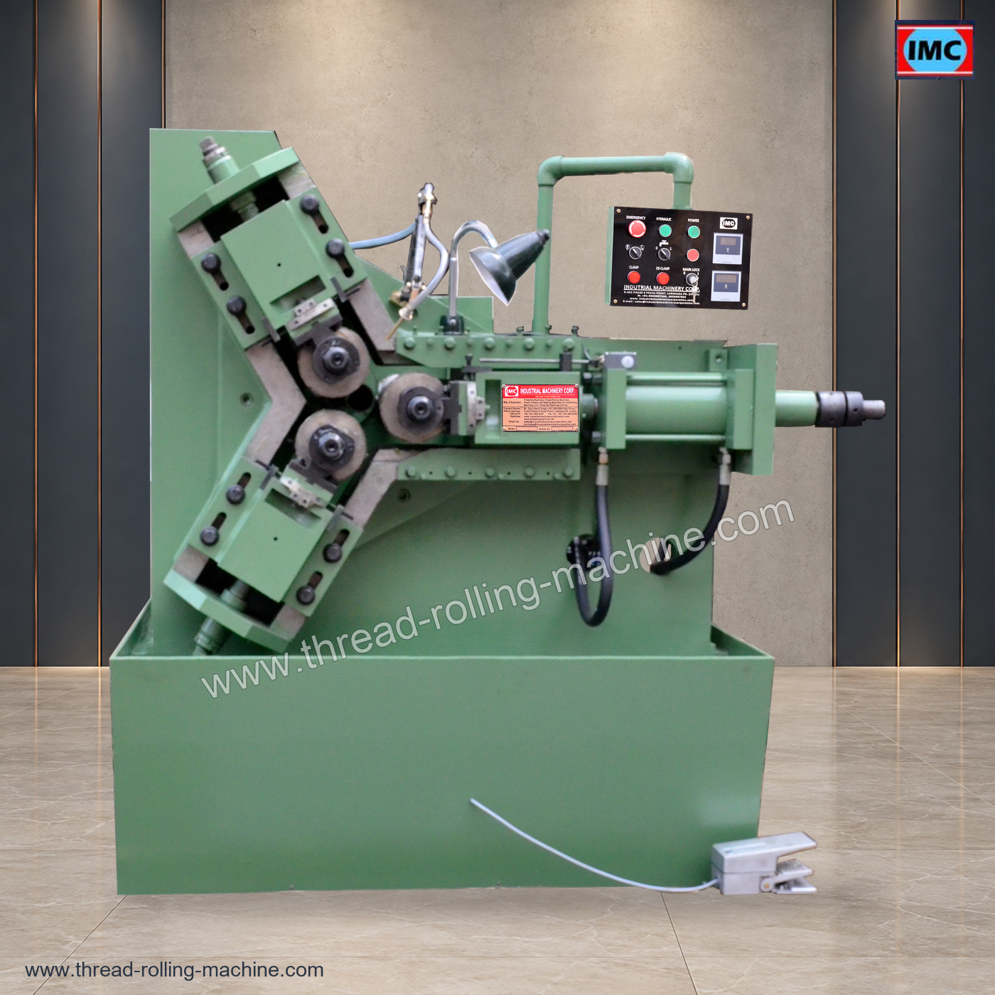 Hydraulic Thread Rolling Machines 3 Roll